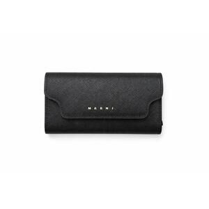 NEW MARNI women's trunk 6-hook leather key case in black